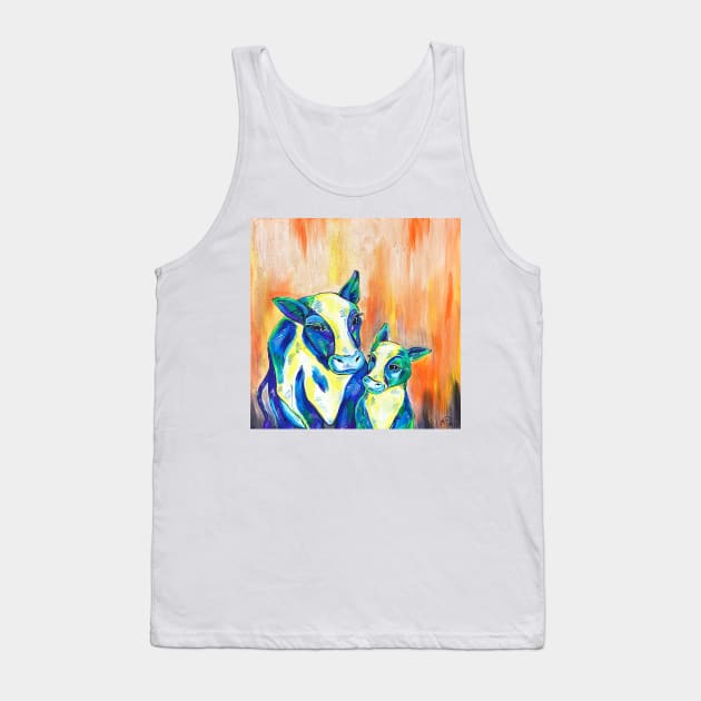 Happy cows Tank Top by Karroart